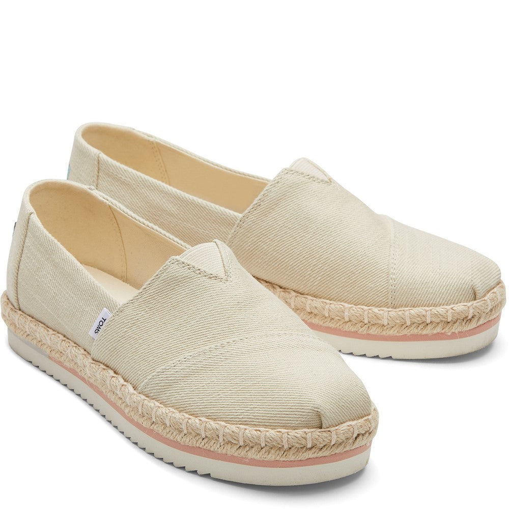 Women's TOMS Alpargata Platform Rope Shoes