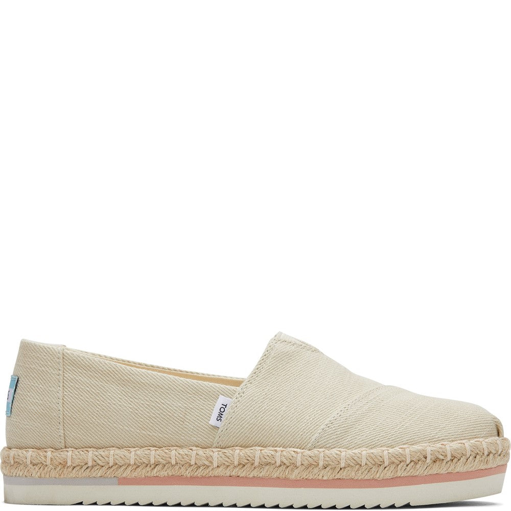 Women's TOMS Alpargata Platform Rope Shoes