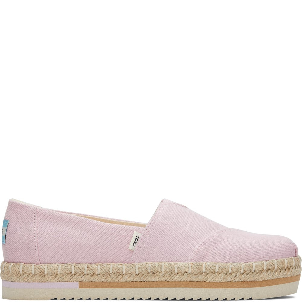 Women's TOMS Alpargata Platform Rope Shoes