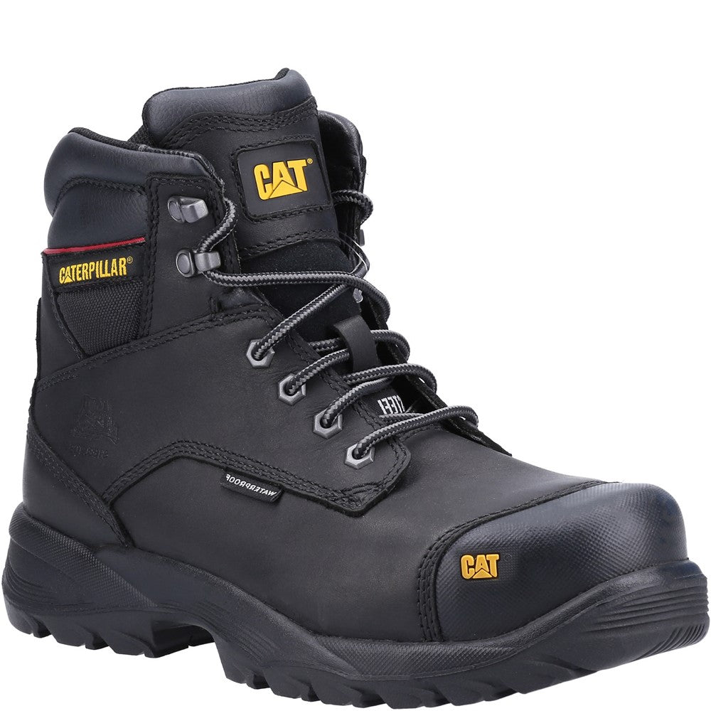 Men's Caterpillar Spiro Waterproof Wide Fit Safety Boot