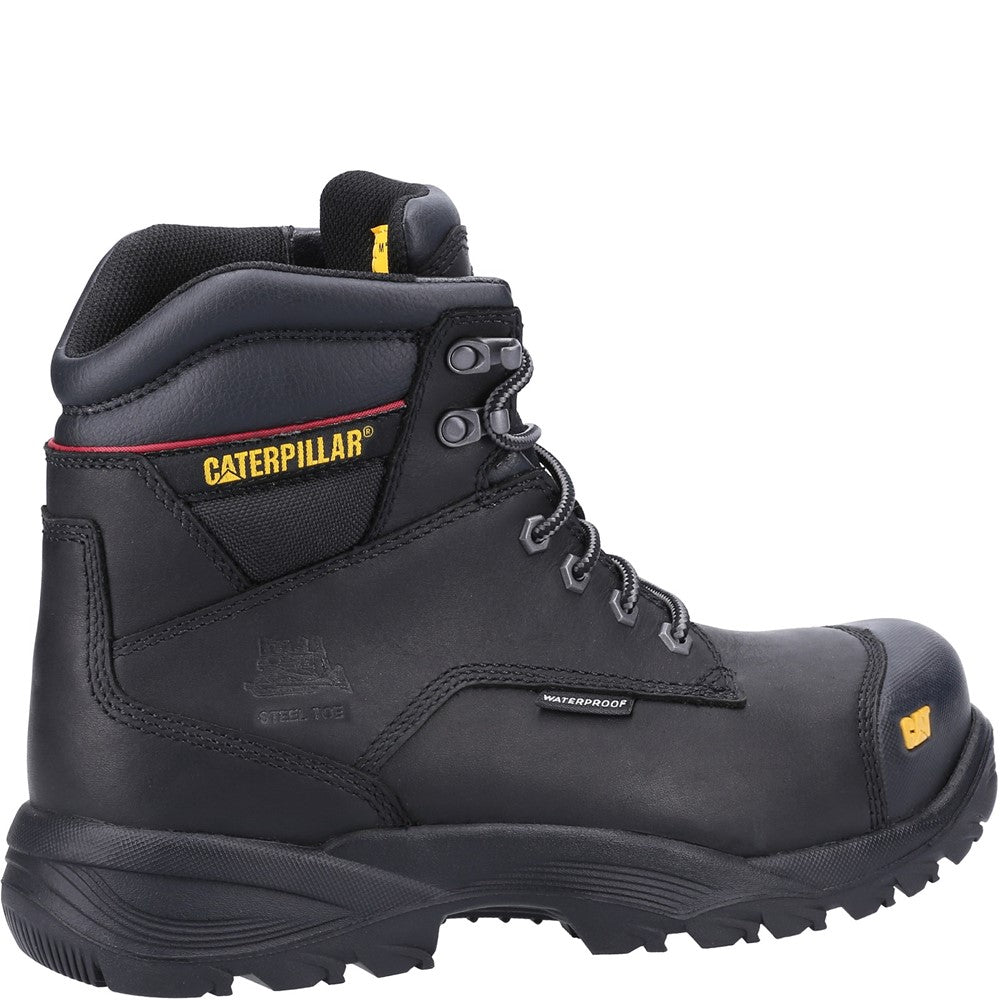 Men's Caterpillar Spiro Waterproof Wide Fit Safety Boot