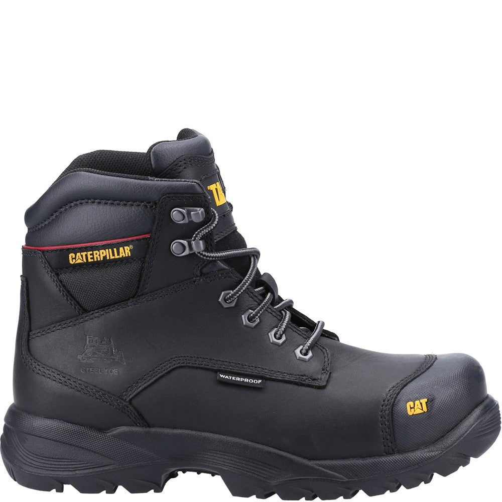 Men's Caterpillar Spiro Waterproof Wide Fit Safety Boot