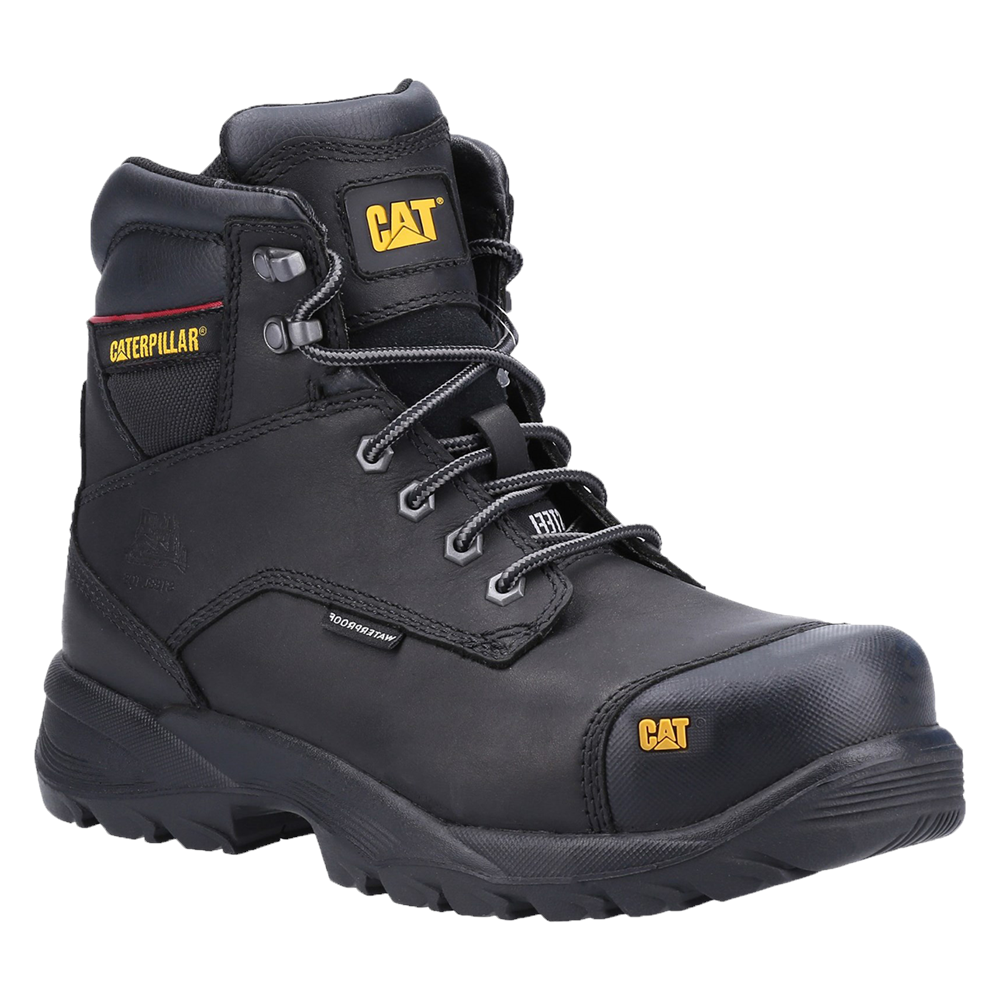 Men's Caterpillar Spiro Waterproof Wide Fit Safety Boot