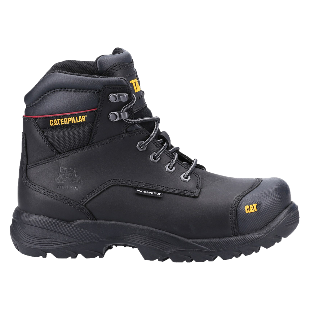 Men's Caterpillar Spiro Waterproof Wide Fit Safety Boot