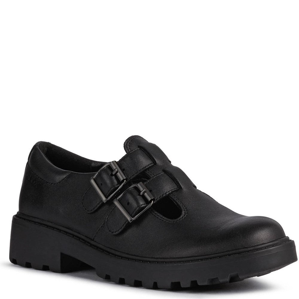 Girls' Geox Casey Double Buckle Junior Shoes