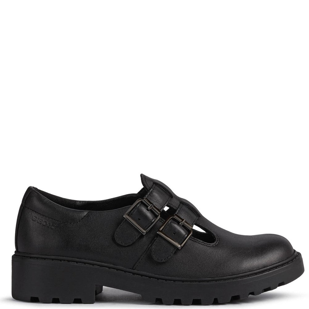 Girls' Geox Casey Double Buckle Junior Shoes