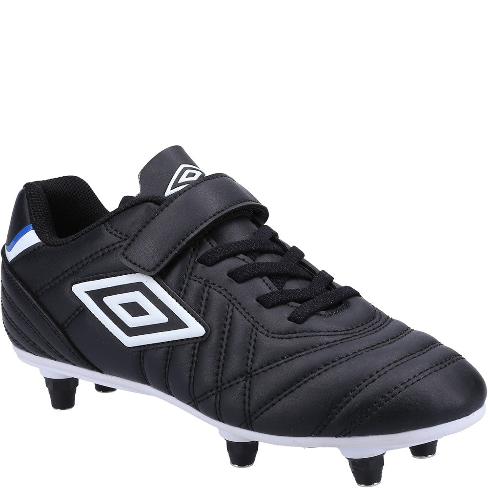 Kids' Umbro Speciali Liga Soft Ground Jnr Touch Fastening Football Boot