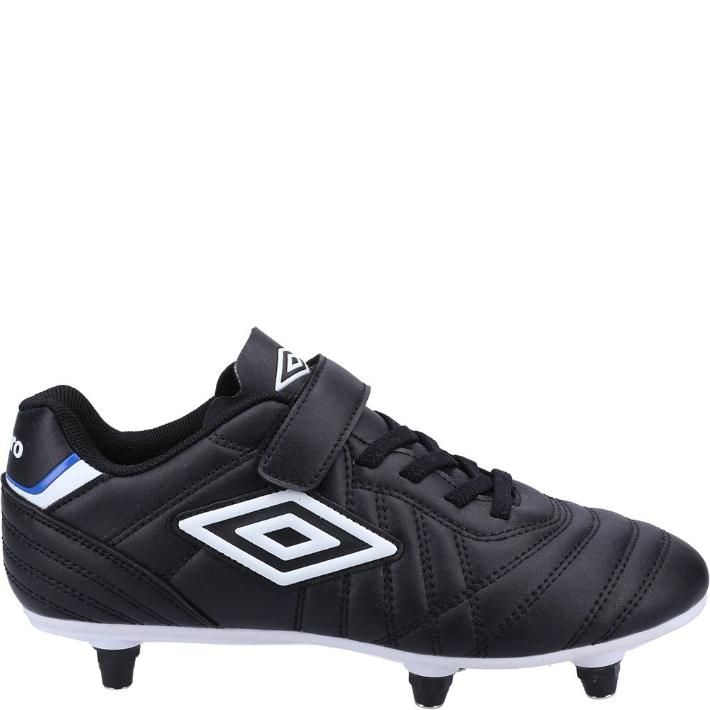 Kids' Umbro Speciali Liga Soft Ground Jnr Touch Fastening Football Boot