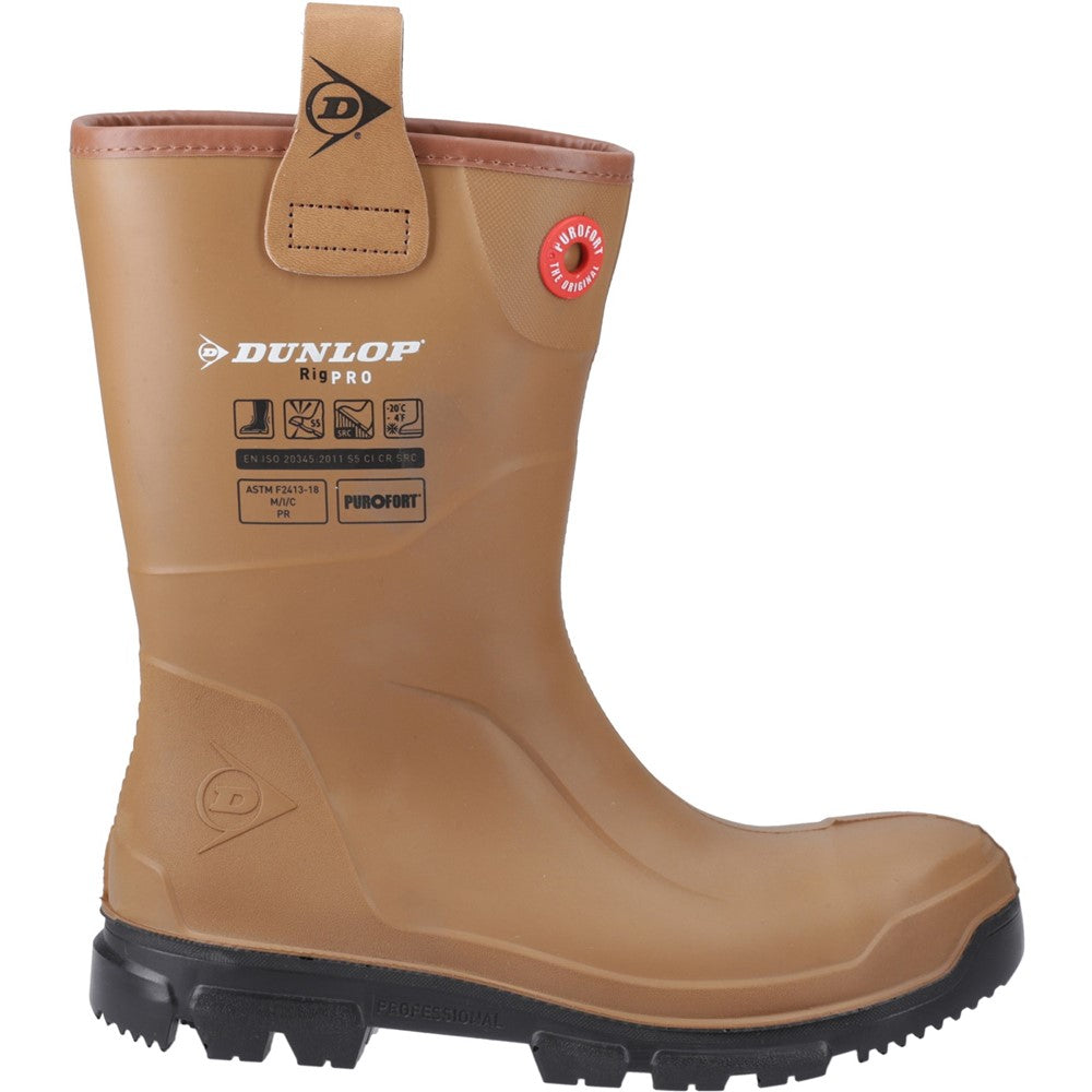 Unisex Dunlop Purofort RigPRO Full Safety Wellington