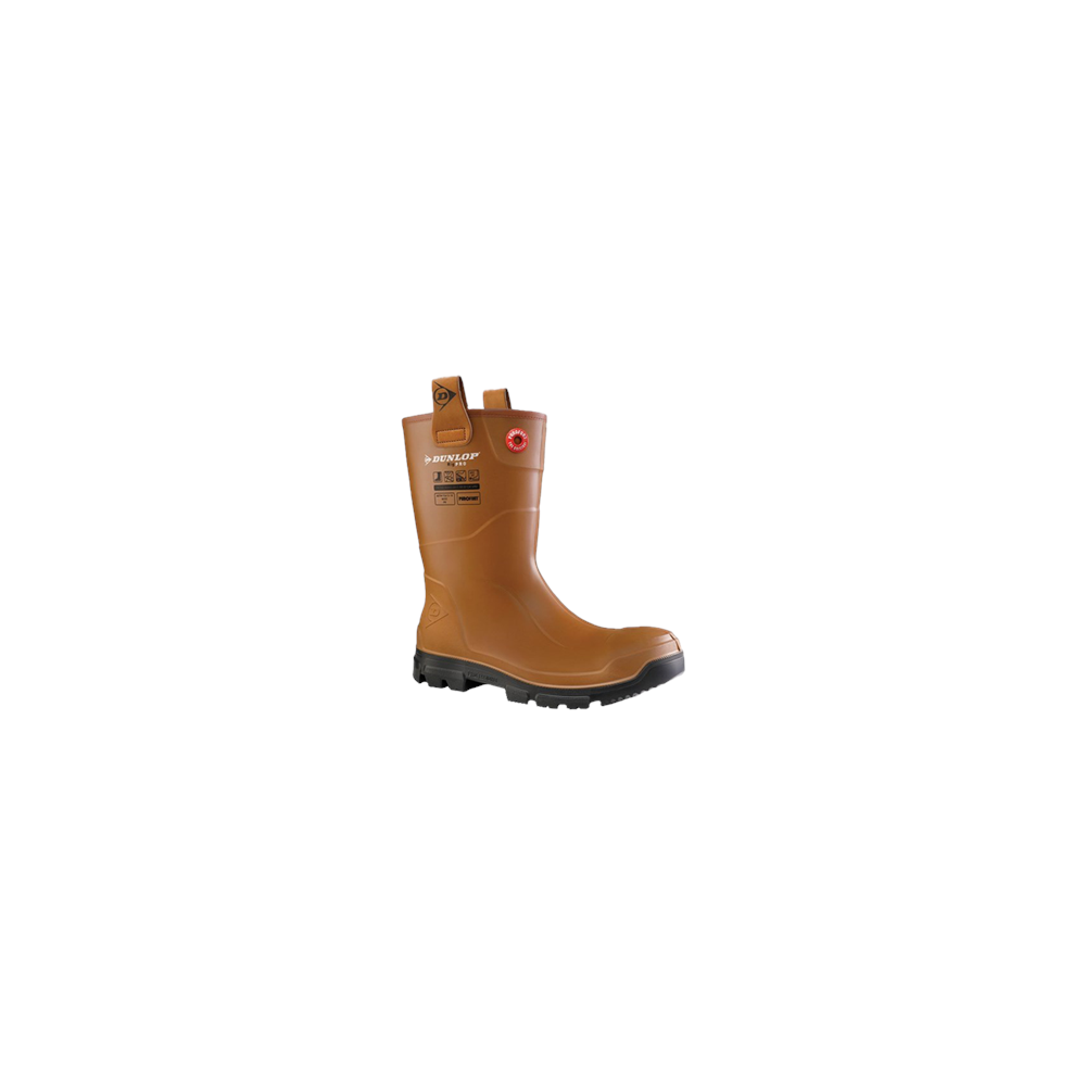 Unisex Dunlop Purofort RigPRO Full Safety Synthetic Fur lining Wellington