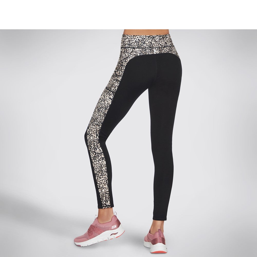 Women's Skechers Go Strech Mini Cheetah Legging