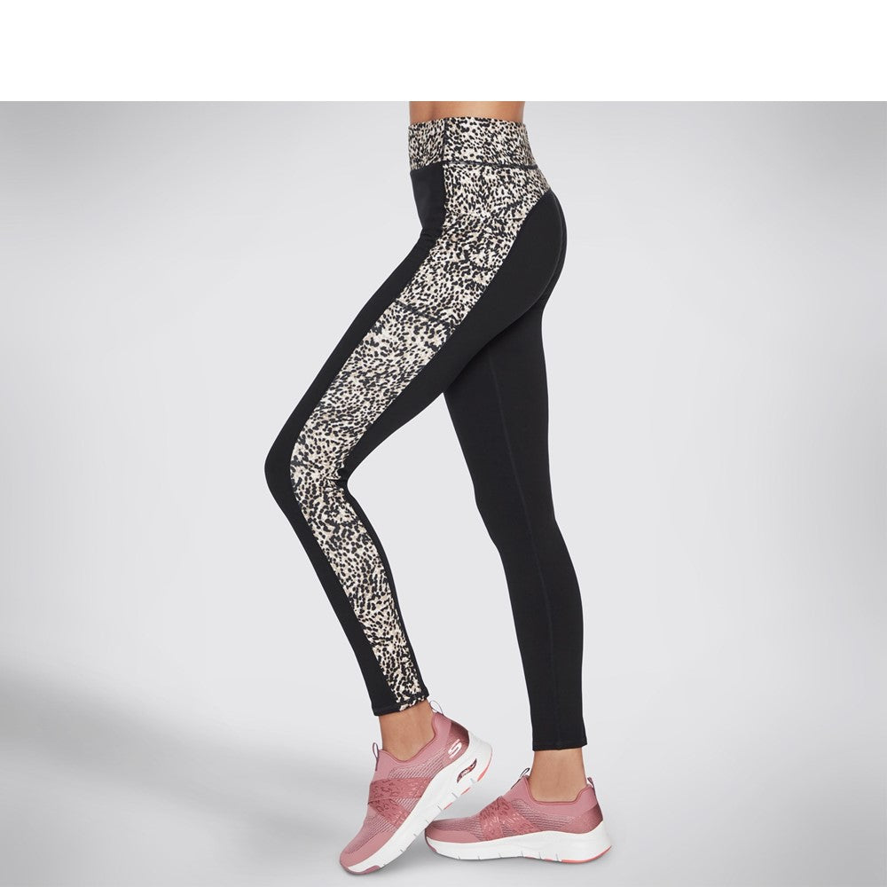 Women's Skechers Go Strech Mini Cheetah Legging