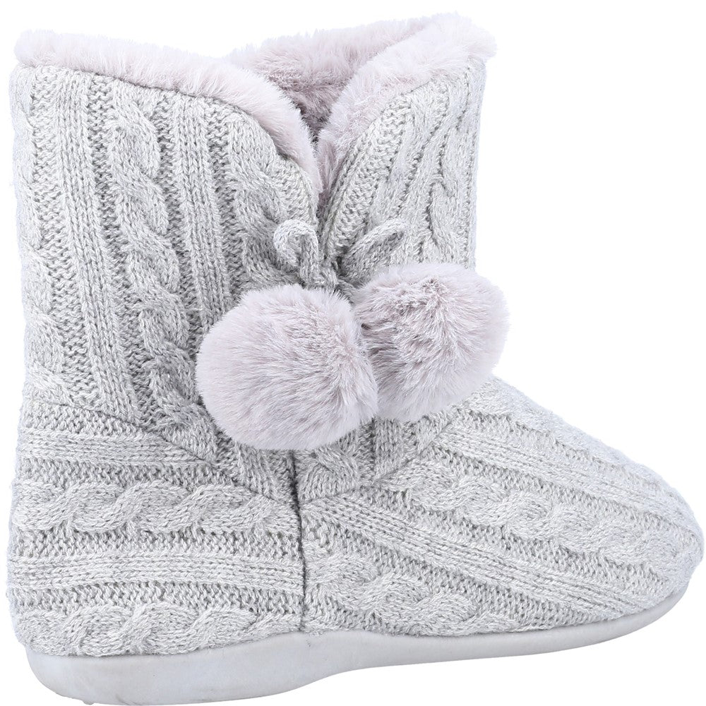 Women's Fleet & Foster Apple Knitted Bootie Slipper
