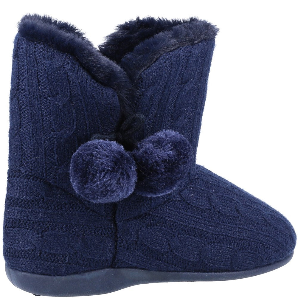 Women's Fleet & Foster Apple Knitted Bootie Slipper