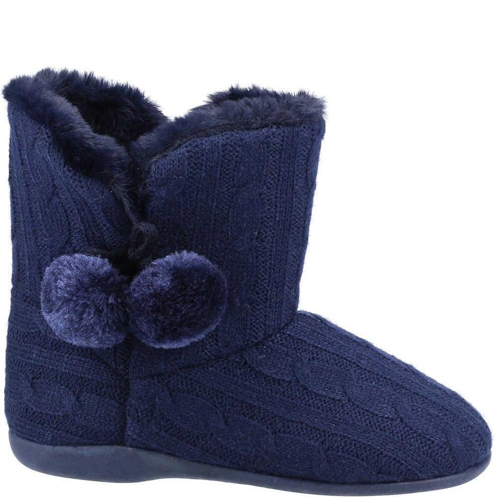 Women's Fleet & Foster Apple Knitted Bootie Slipper