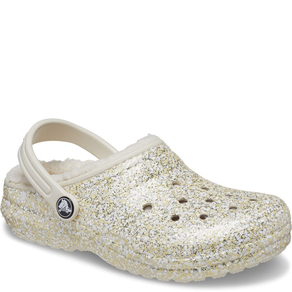 Kids' Crocs Toddlers' Classic Glitter Lined Clog