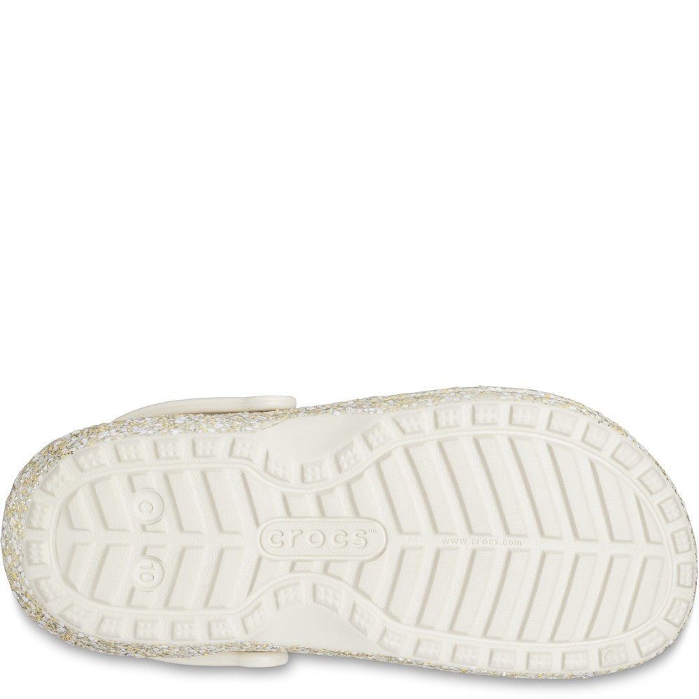 Kids' Crocs Toddlers' Classic Glitter Lined Clog