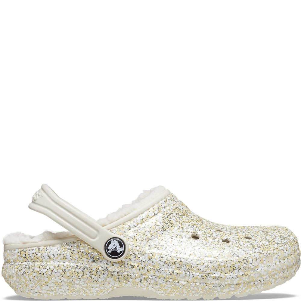 Kids' Crocs Toddlers' Classic Glitter Lined Clog