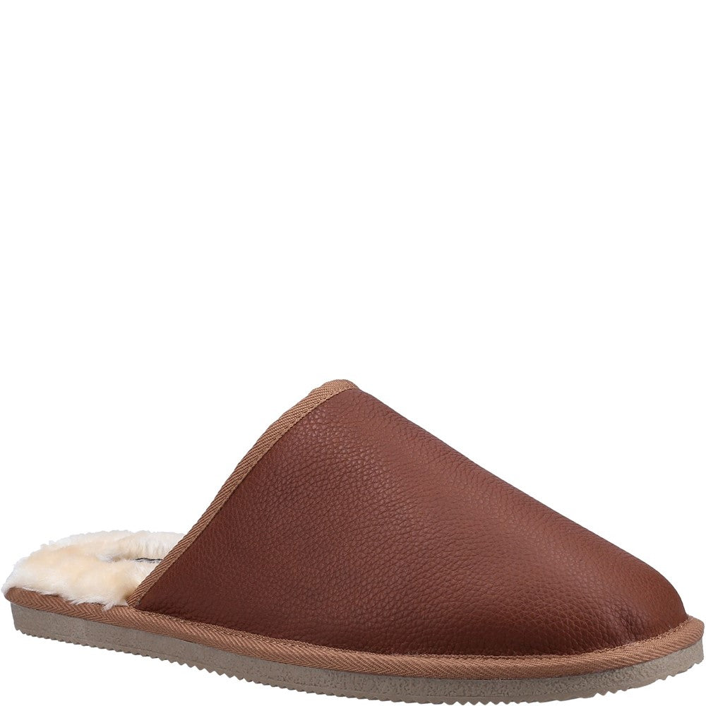 Men's Hush Puppies Coady Leather Slipper