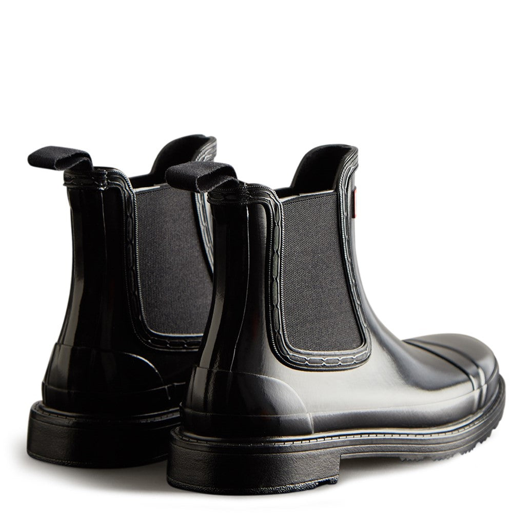 Women's Hunter Commando Gloss Chelsea Boots