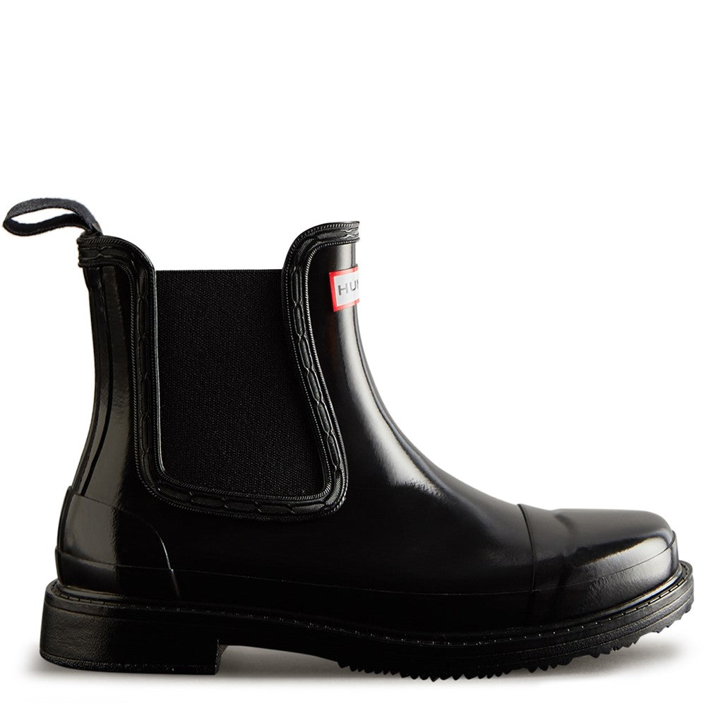 Women's Hunter Commando Gloss Chelsea Boots