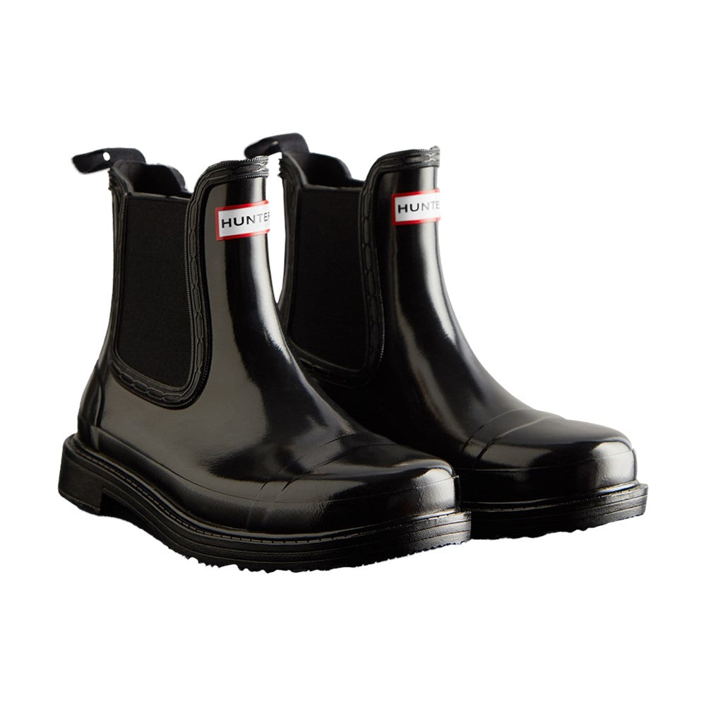 Women's Hunter Commando Gloss Chelsea Boots
