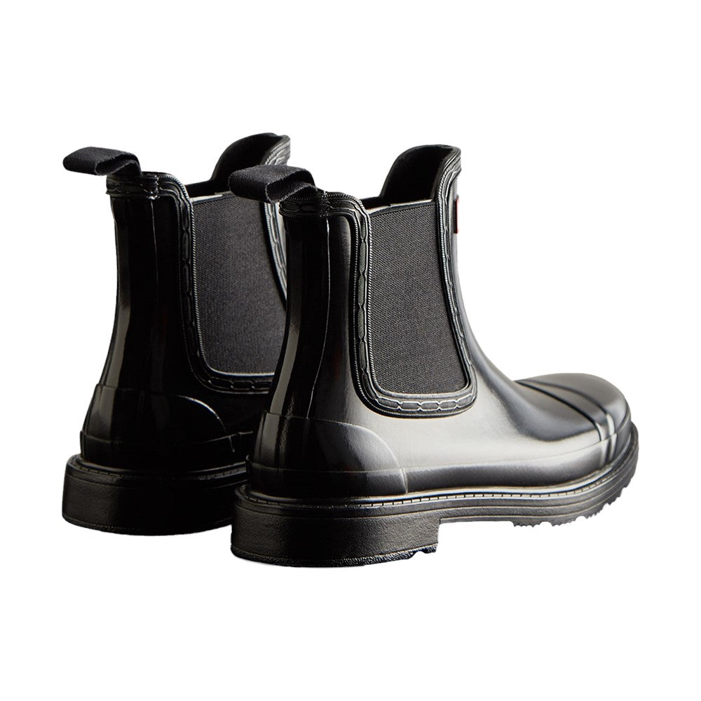 Women's Hunter Commando Gloss Chelsea Boots