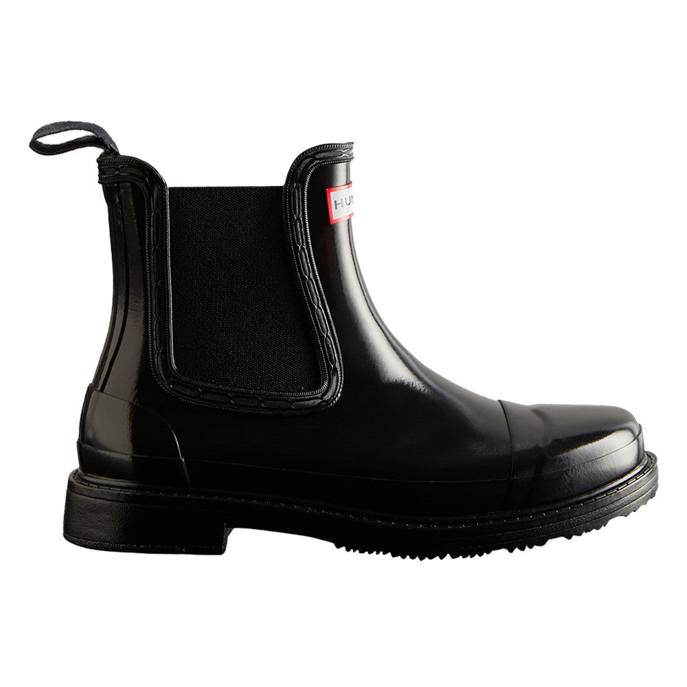 Women's Hunter Commando Gloss Chelsea Boots