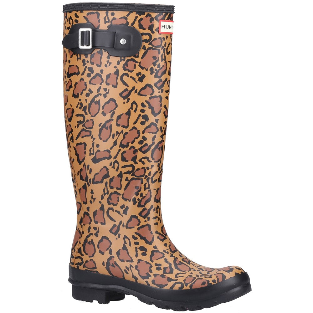 Women's Hunter Original Tall Leopard Print Boot