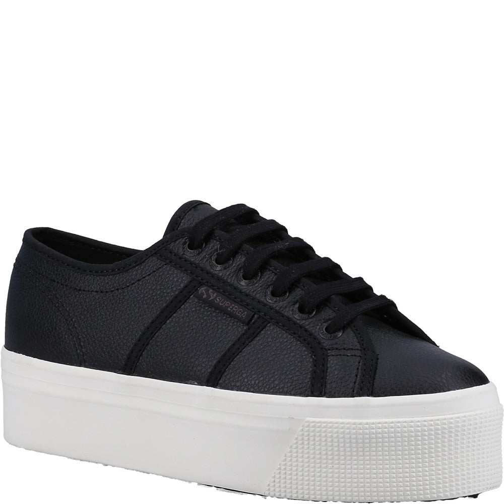Women's Superga 2790 Tumbled Leather Trainer