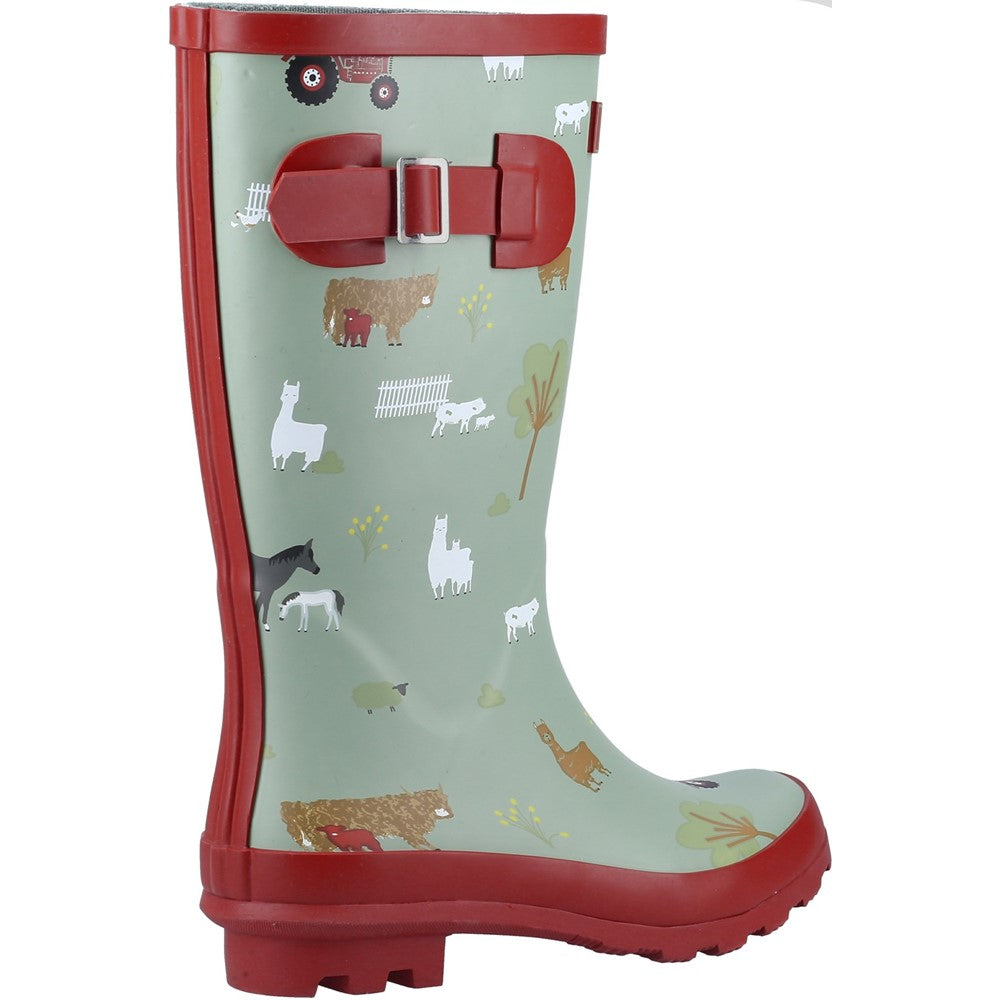 Kids' Cotswold Farmyard Junior Wellington