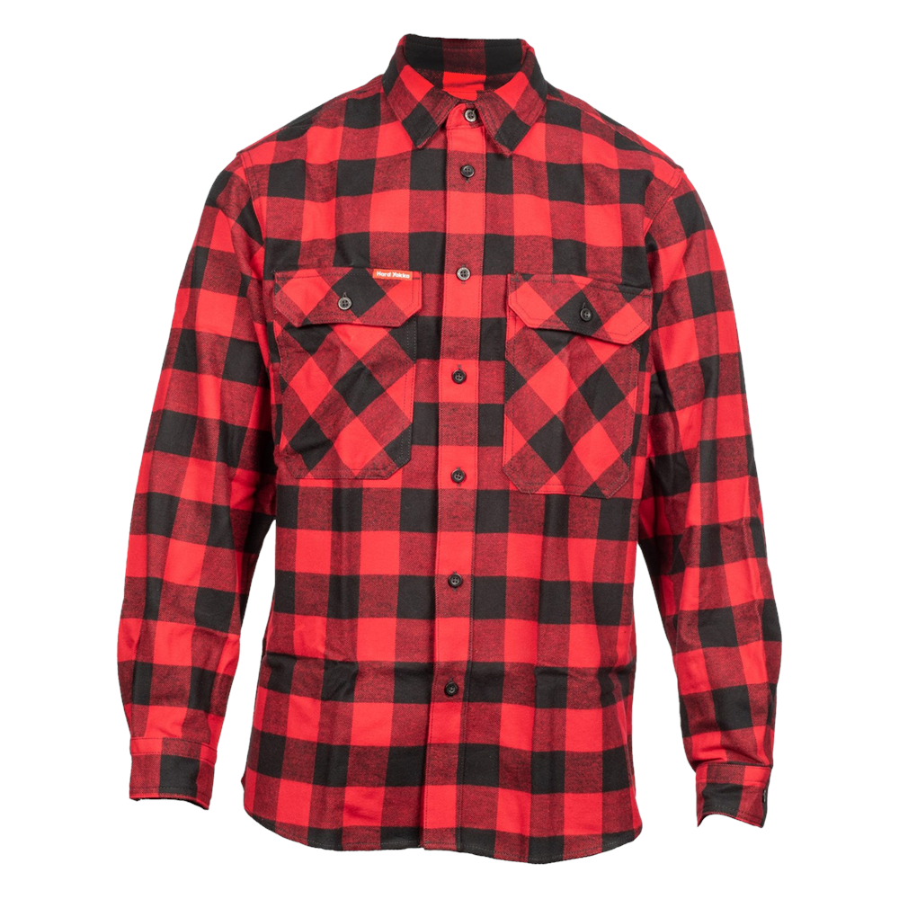 Men's Hard Yakka Long Sleeve Check Flannel Shirt