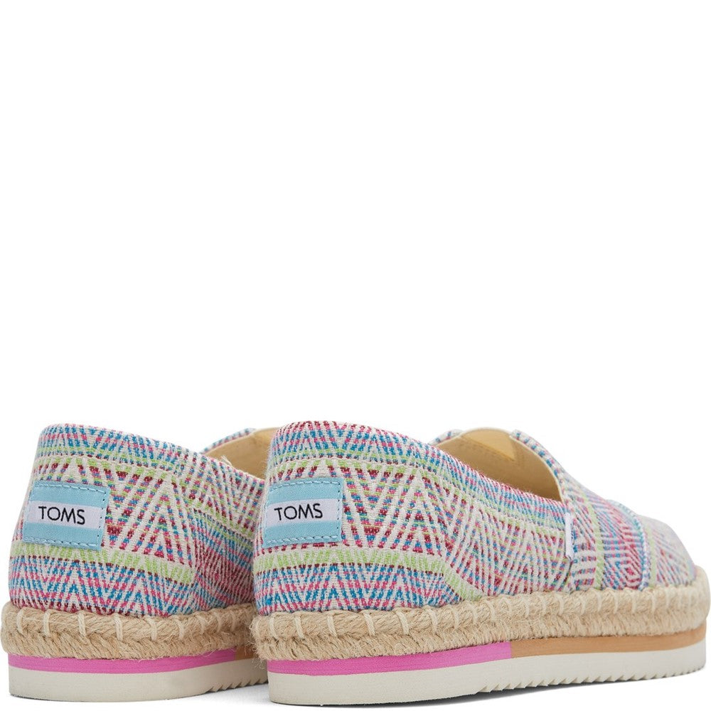 Women's TOMS Alpargata Platform Rope Shoe