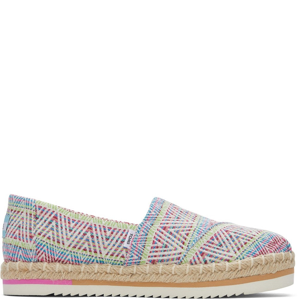 Women's TOMS Alpargata Platform Rope Shoe