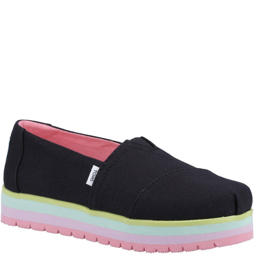 Kids' TOMS Alpargata Platform Shoe
