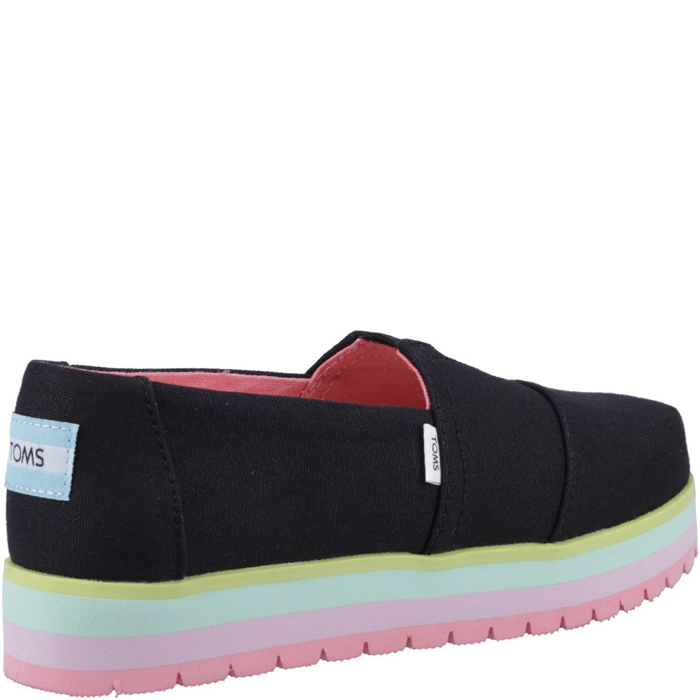 Kids' TOMS Alpargata Platform Shoe