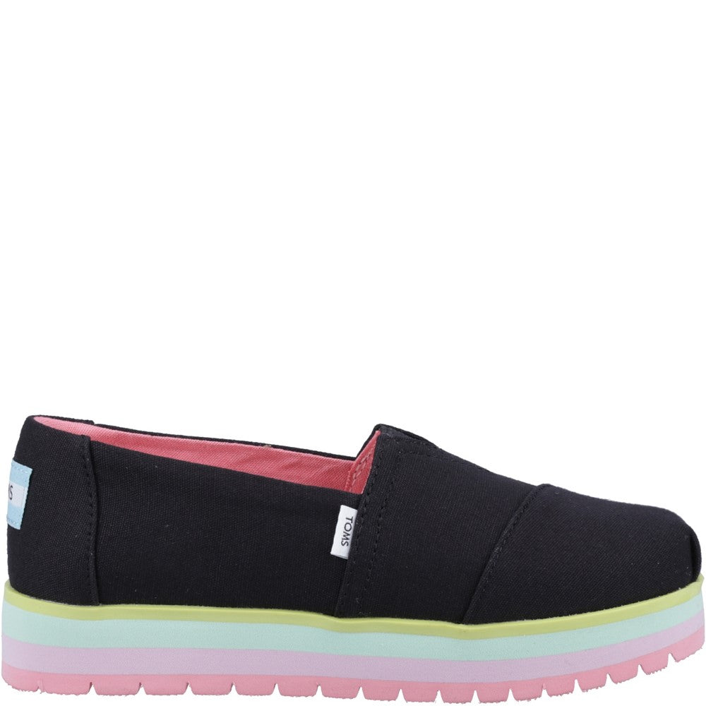 Kids' TOMS Alpargata Platform Shoe