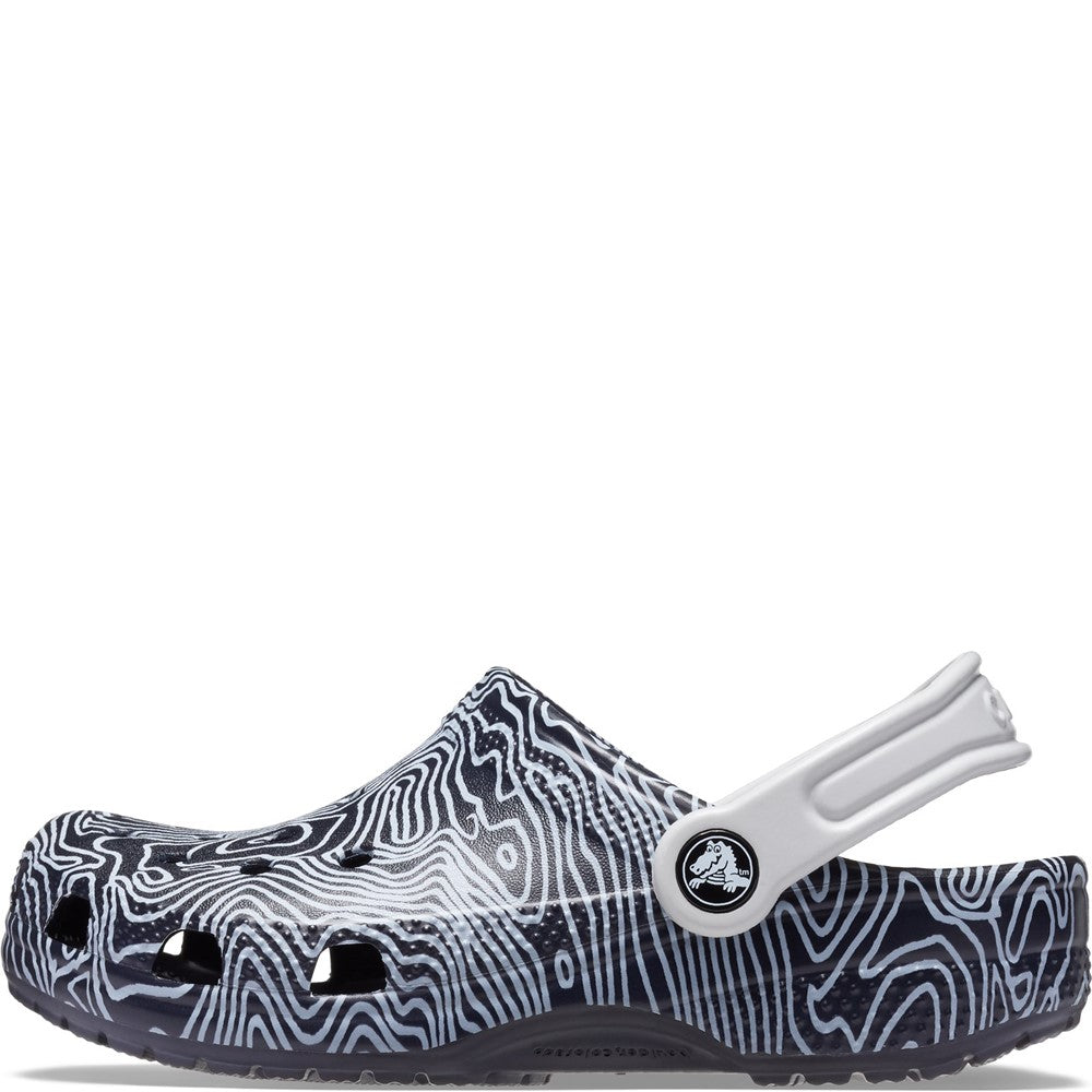 Kids' Crocs Classic Topographic Clog