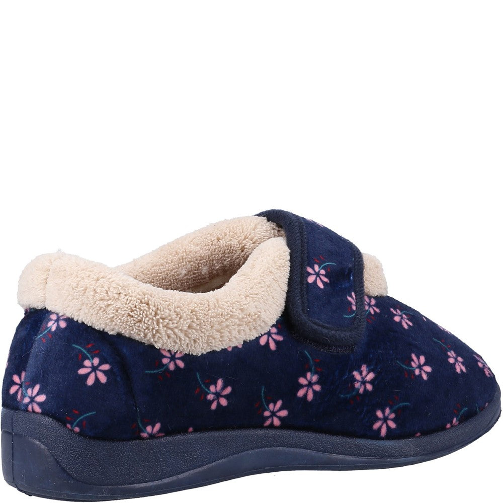 Women's Fleet & Foster Tunnis Wide Fit Slippers