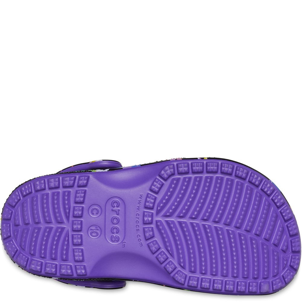 Kids' Crocs Classic Star Print Clog