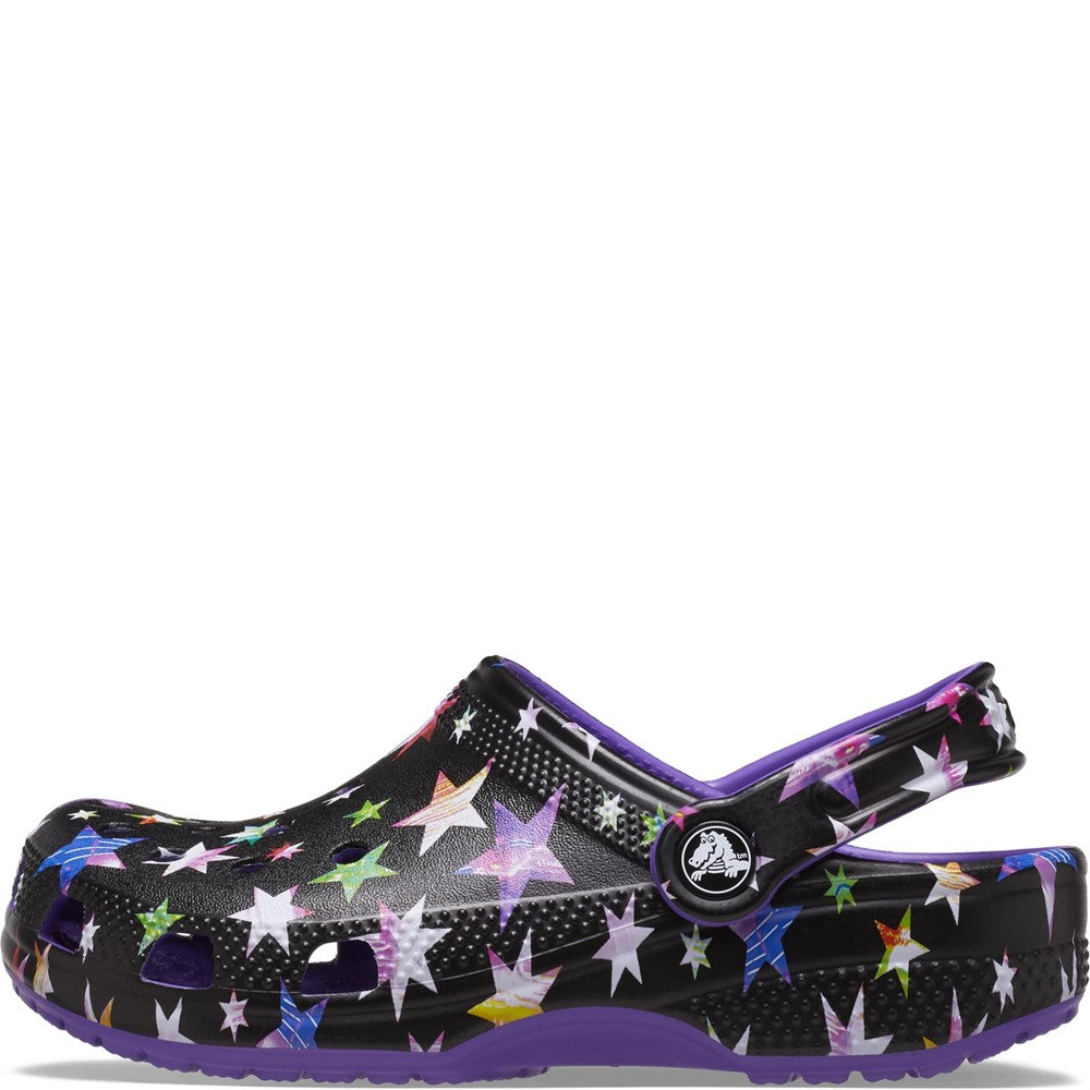 Kids' Crocs Classic Star Print Clog