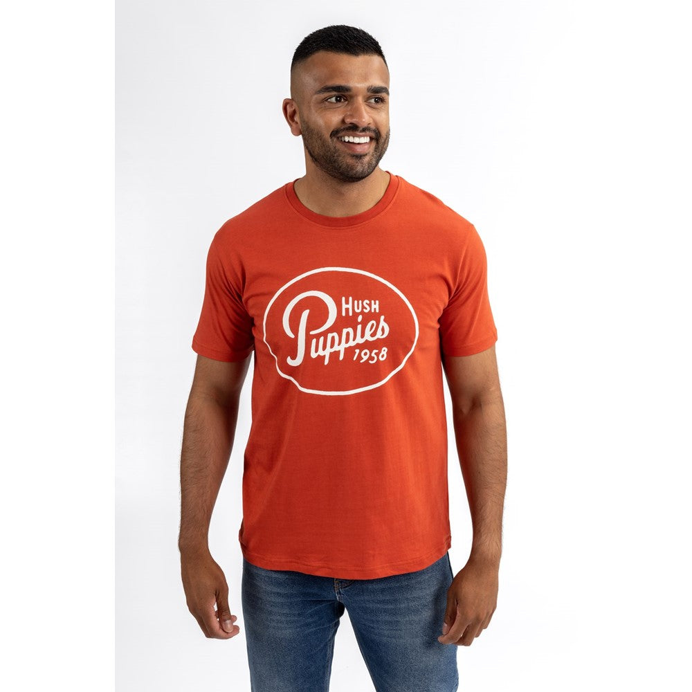 Men's Hush Puppies Mens Retro Script Tee