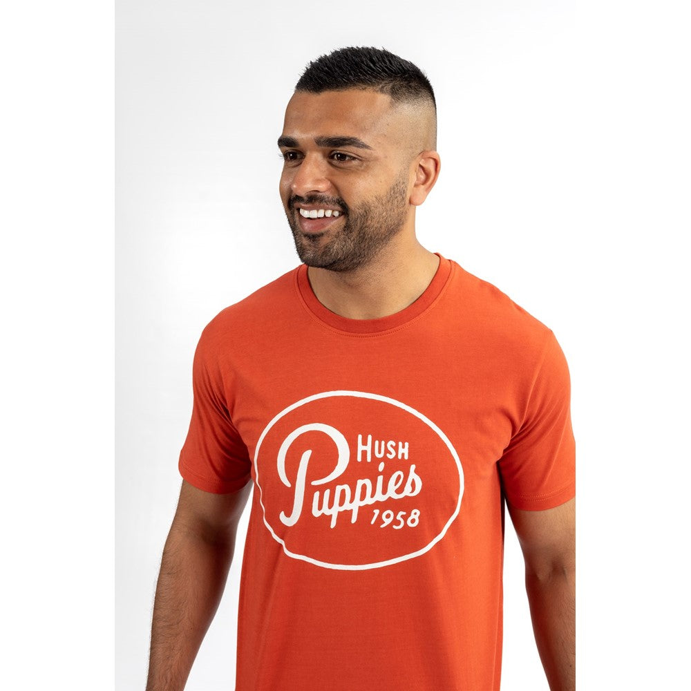 Men's Hush Puppies Mens Retro Script Tee
