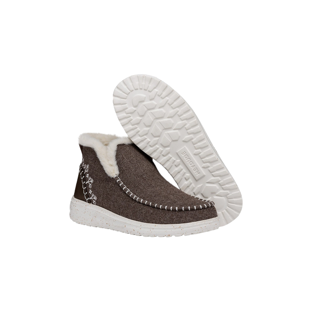 Women's HEYDUDE Denny Wool Faux Shearling Boots