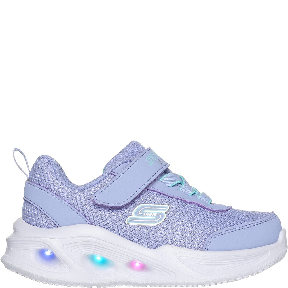 Girls' Skechers Sola Glow Infant Trainers