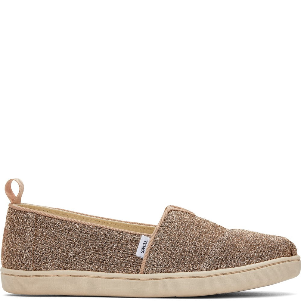 Girls' TOMS Alpargata Sparkle Shoe