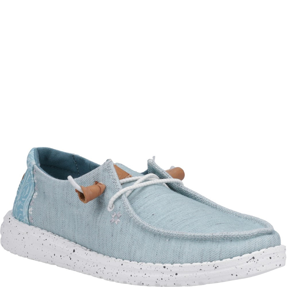 Women's HEYDUDE Wendy Heathered Slub Tropical Shoe