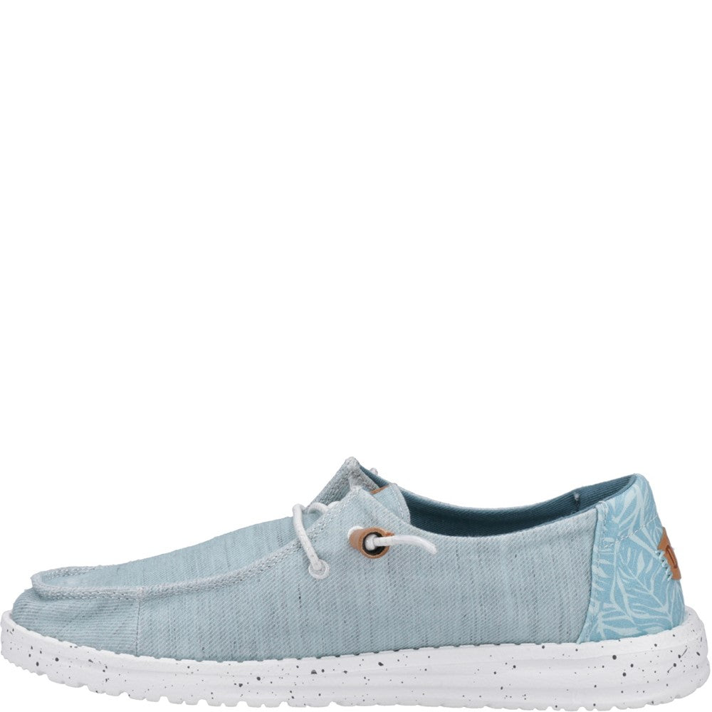 Women's HEYDUDE Wendy Heathered Slub Tropical Shoe