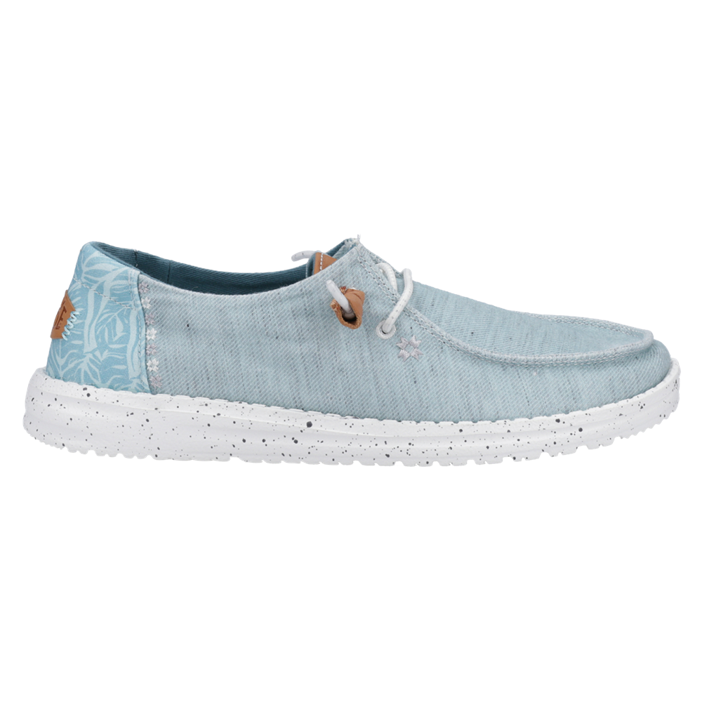 Women's HEYDUDE Wendy Heathered Slub Tropical Shoe