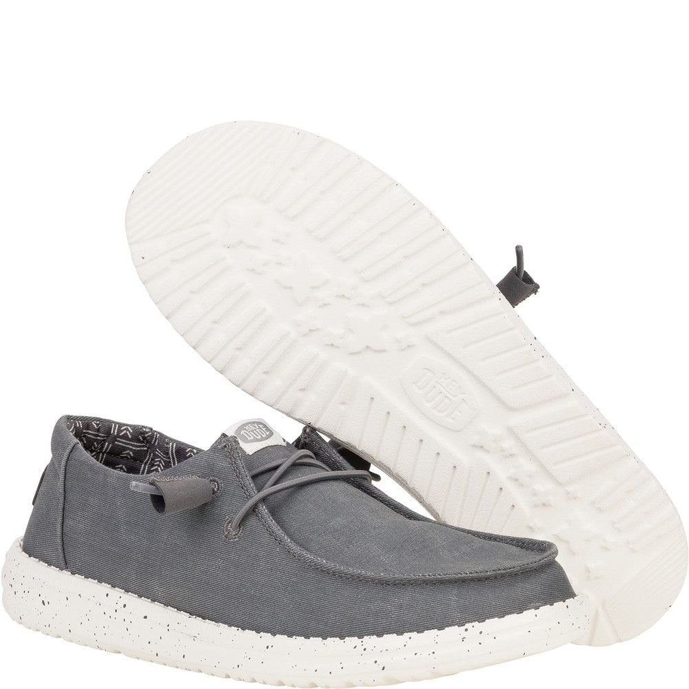 Women's HEYDUDE Wendy Stretch Canvas Slip on Shoe